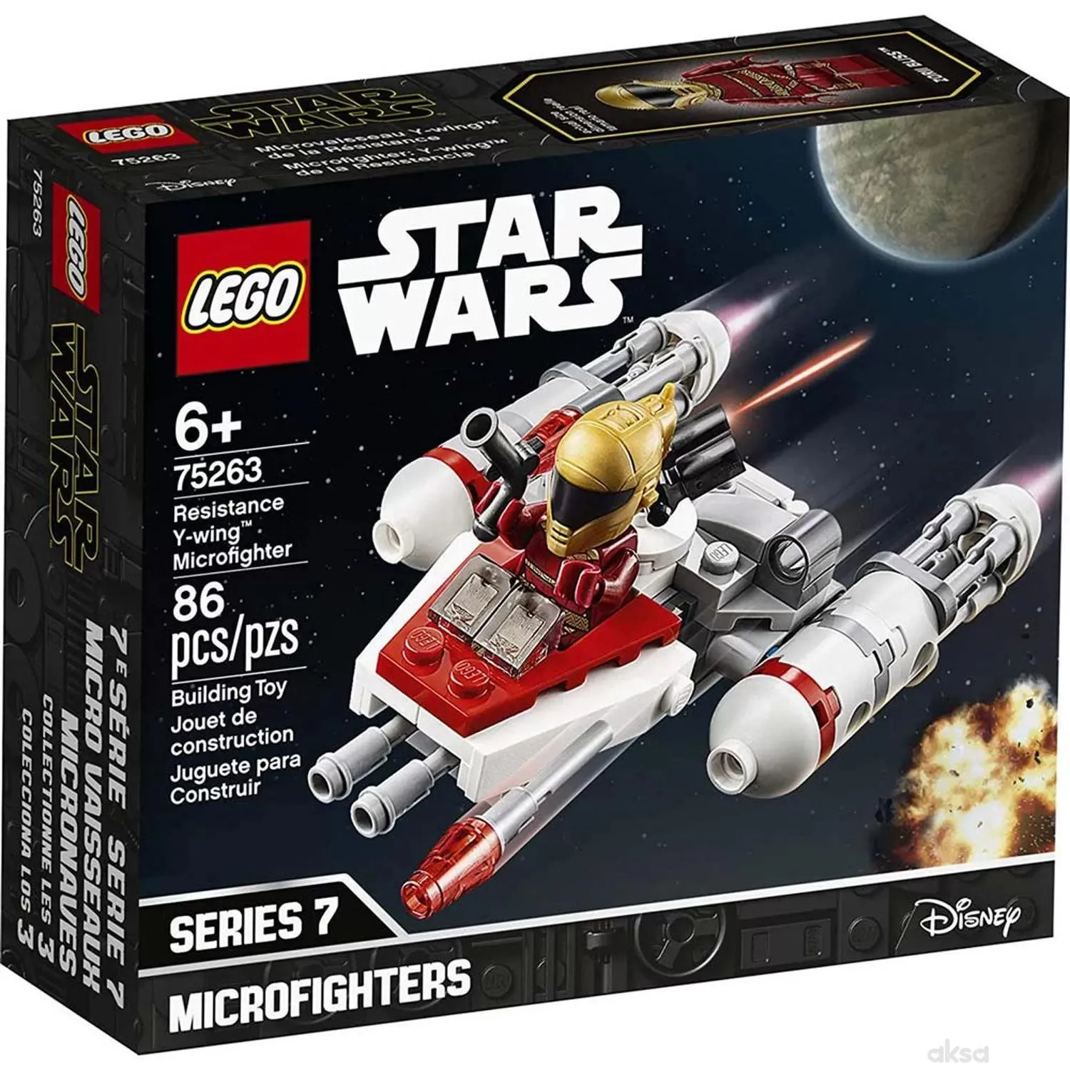 Lego Star Wars resistance y-wing microfighter 