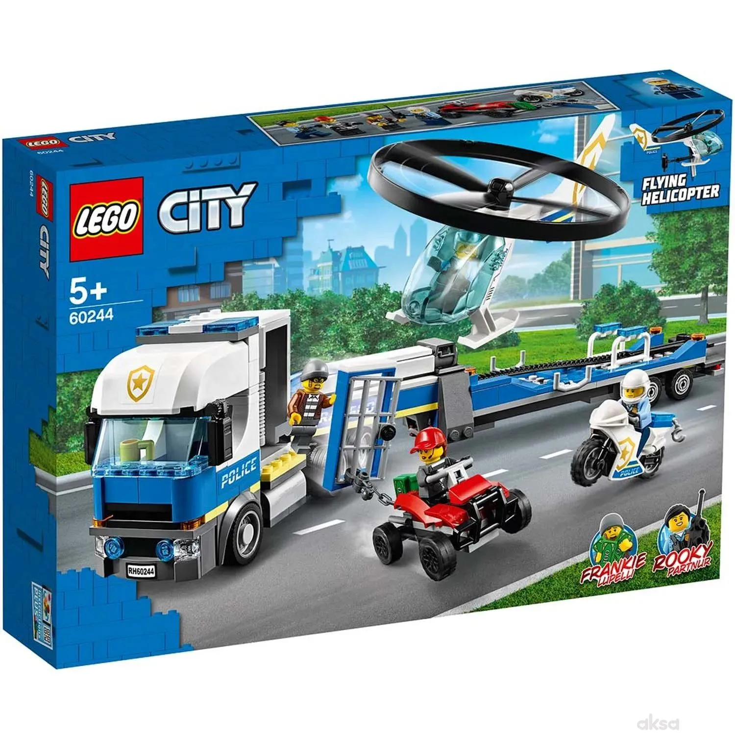 Lego City police helicopter