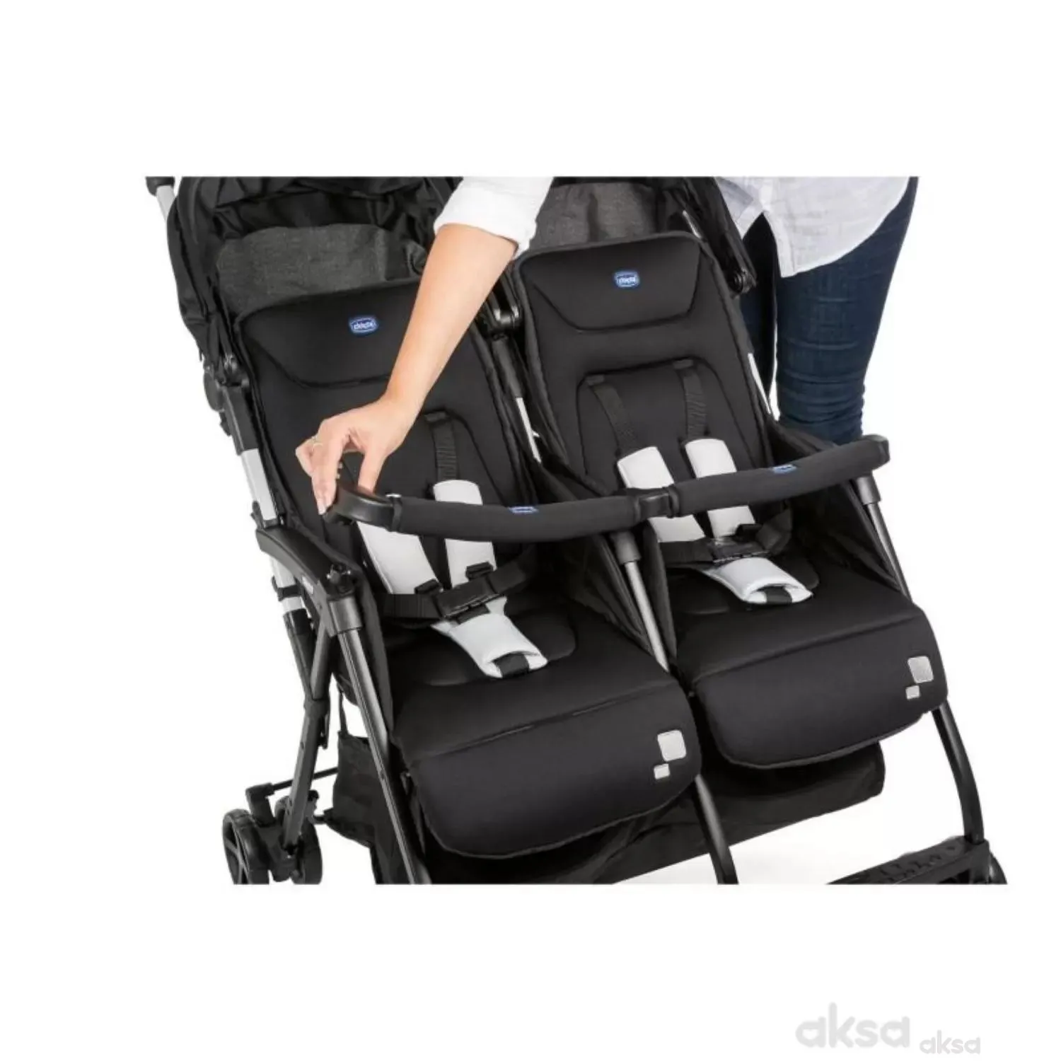 Chicco kolica za blizance Ohlala Blacknight