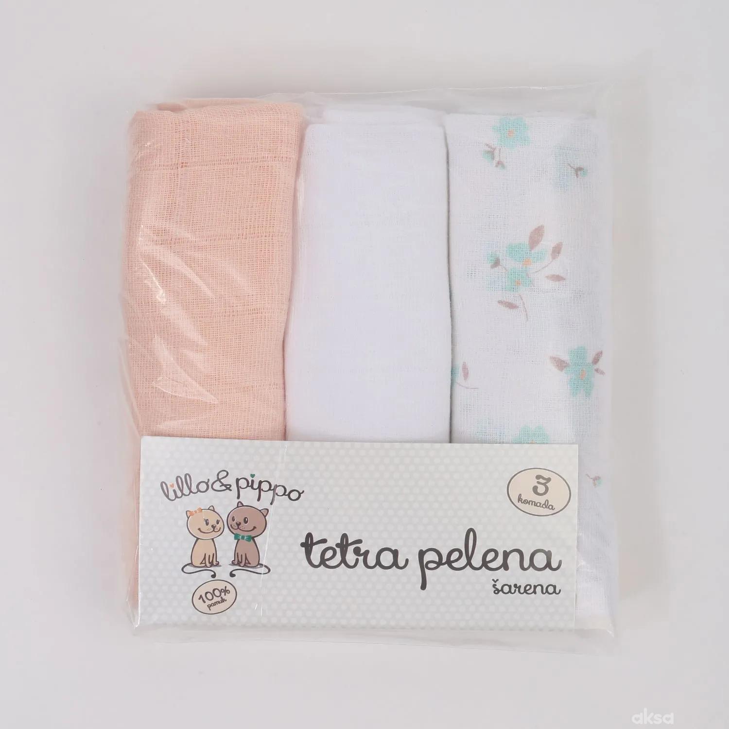 Lillo&Pippo tetra pelena cvijet 3u1 