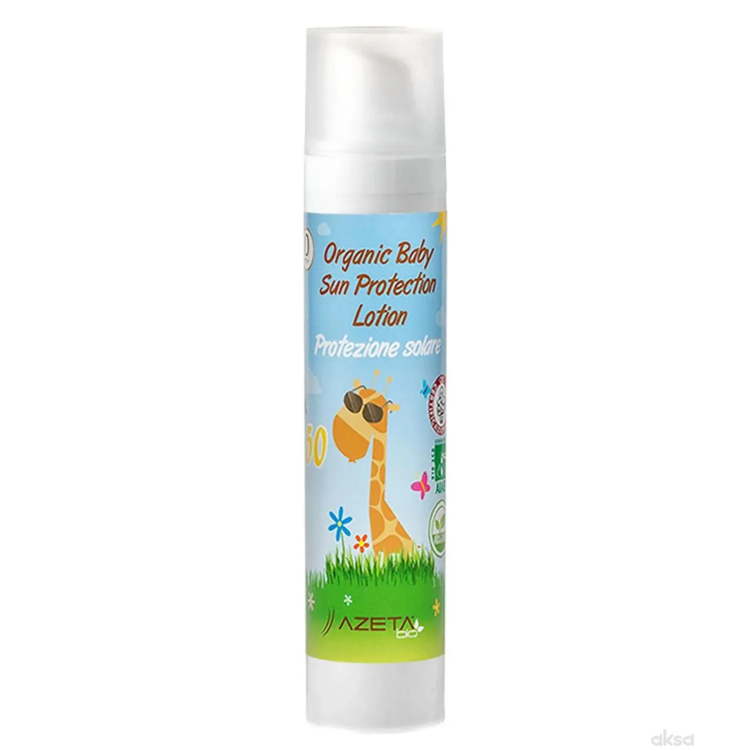 Azeta Bio organski bebi sun krema SPF50+ 100ml