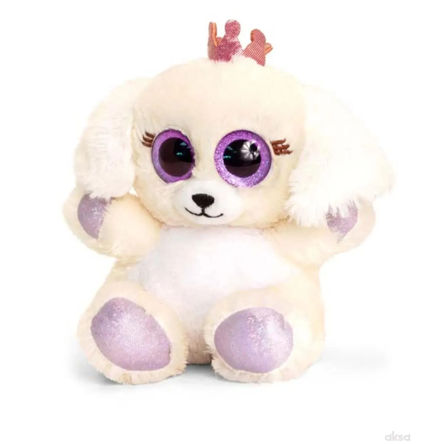 Keel Toys plišana igračka Animotsu Bichon,15 cm