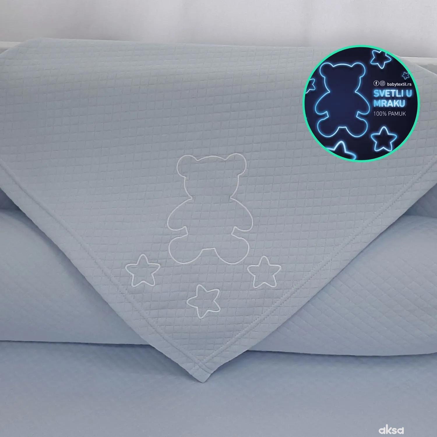 Baby Textil prekrivač Pepito,plava-PLAVA  2-PLAVA 
