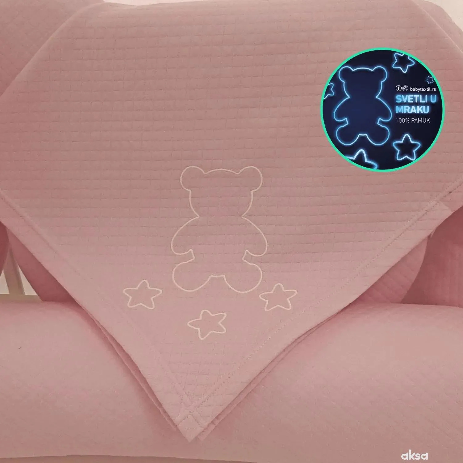 Baby Textil prekrivač Pepito,roze-ROZE  3-ROZE 