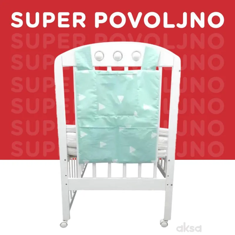Lillo&Pippo neseser Trouglovi-MINT 7-ZELENA
