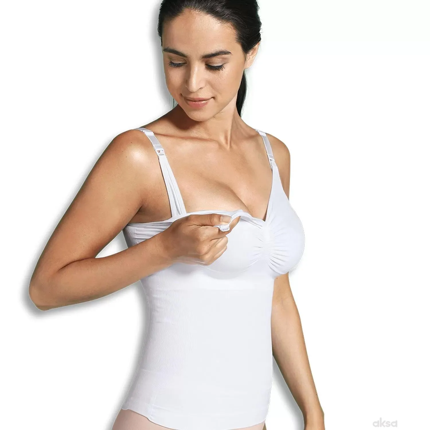 Carriwell Grudnjak-top majica,boja:bela,vel:XL-XL XL