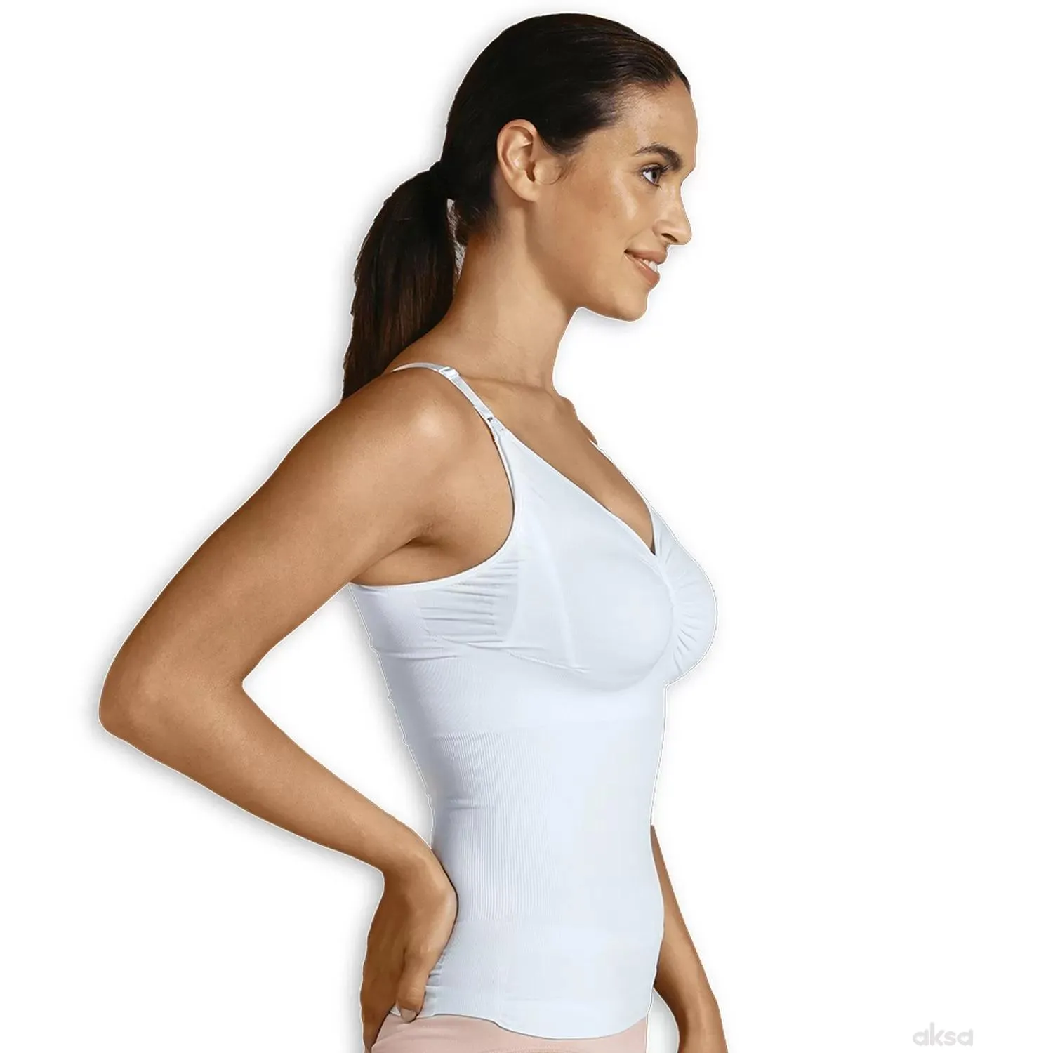 Carriwell Grudnjak-top majica,boja:bela,vel:XL-XL XL
