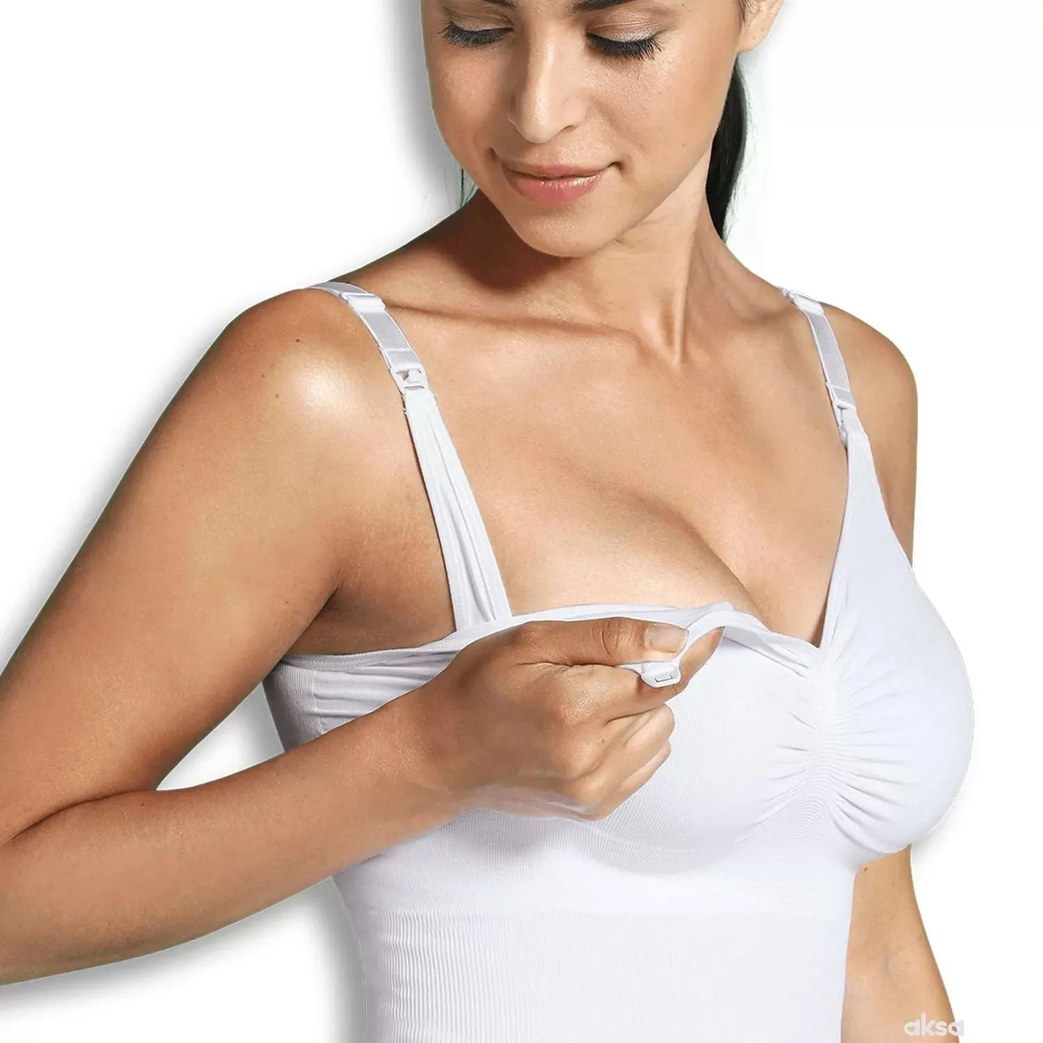 Carriwell Grudnjak-top majica,boja:bela,vel:XL-XL XL