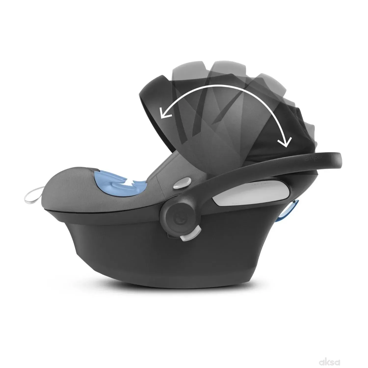 Cybex autosjedalica (45-87cm) Aton M iSize, Soho Grey