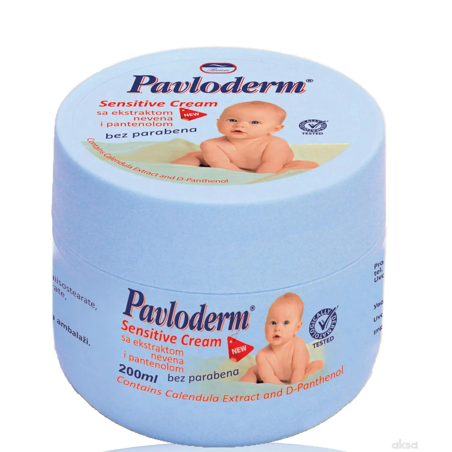 Pavloderm baby krema sensitive 200ml 