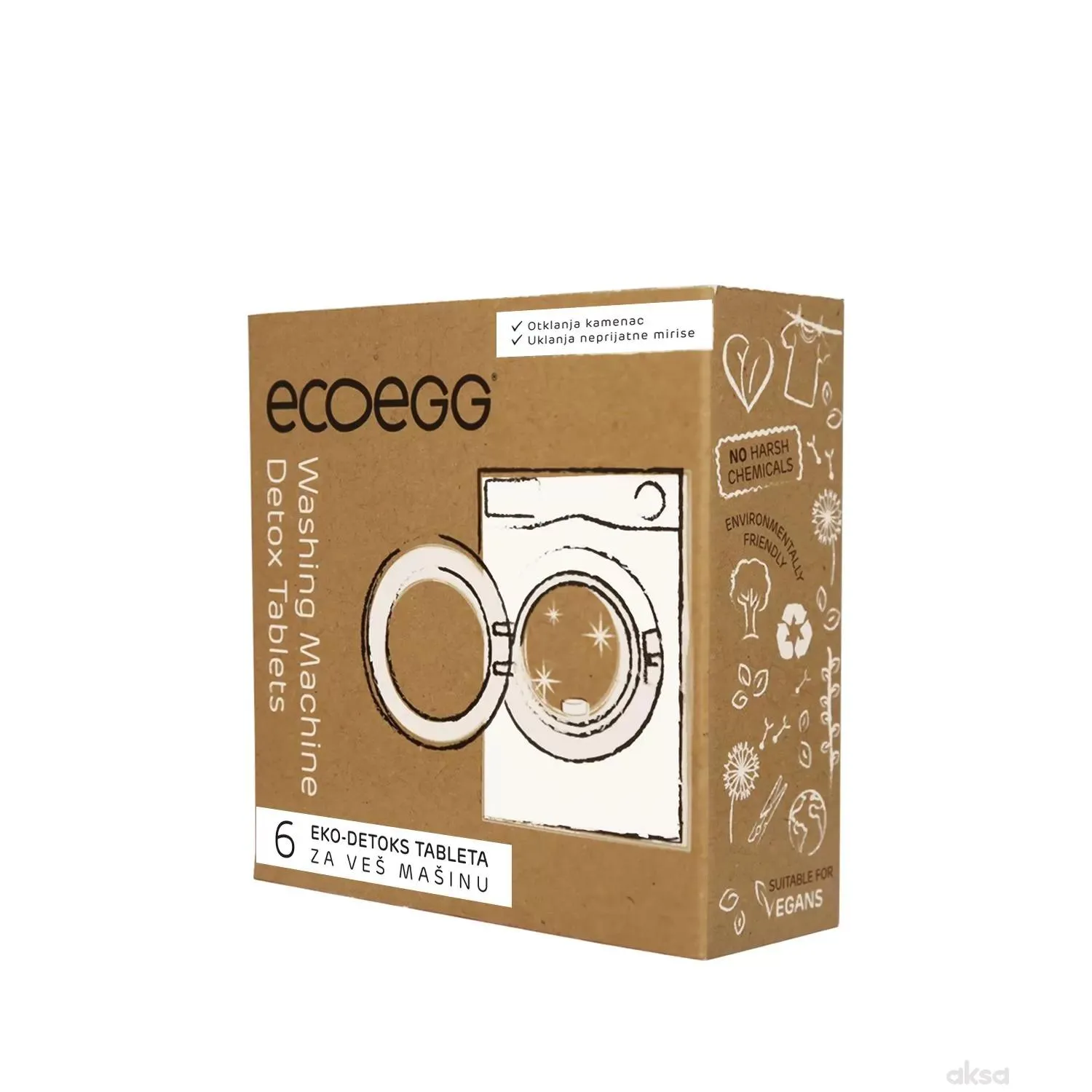 Ecoegg detoks tablete za veš mašinu 6 tableta