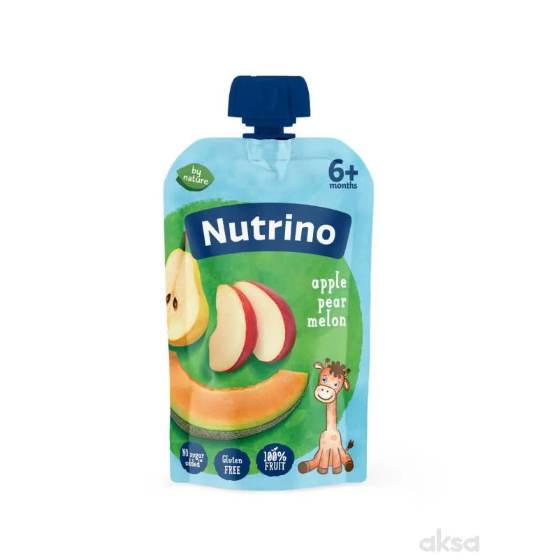 Nutrino pouch jabuka, kruška, dinja 100g