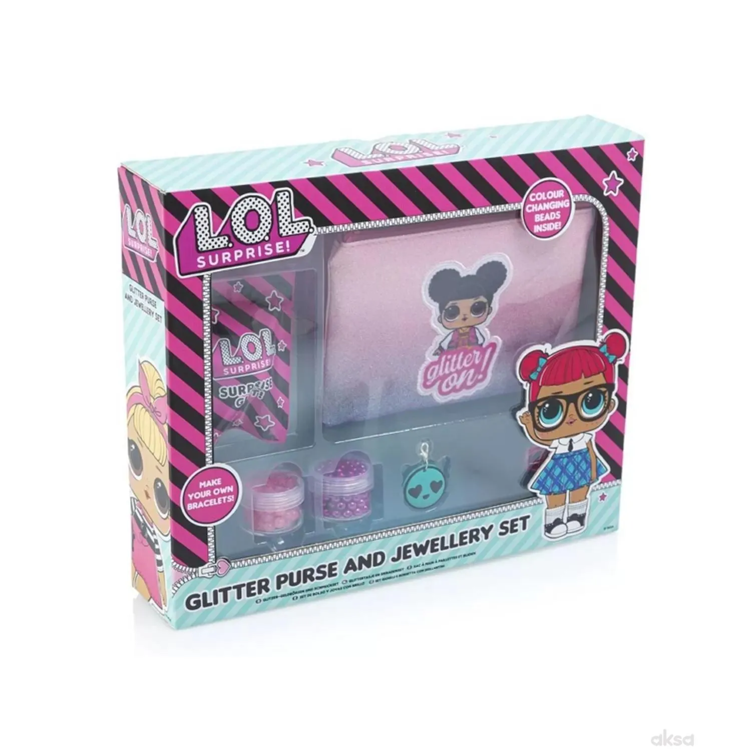 LOL Kreativni set glitter torbica i nakit