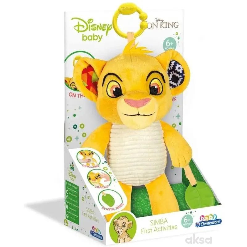 Clementoni lion king plišana zvečka