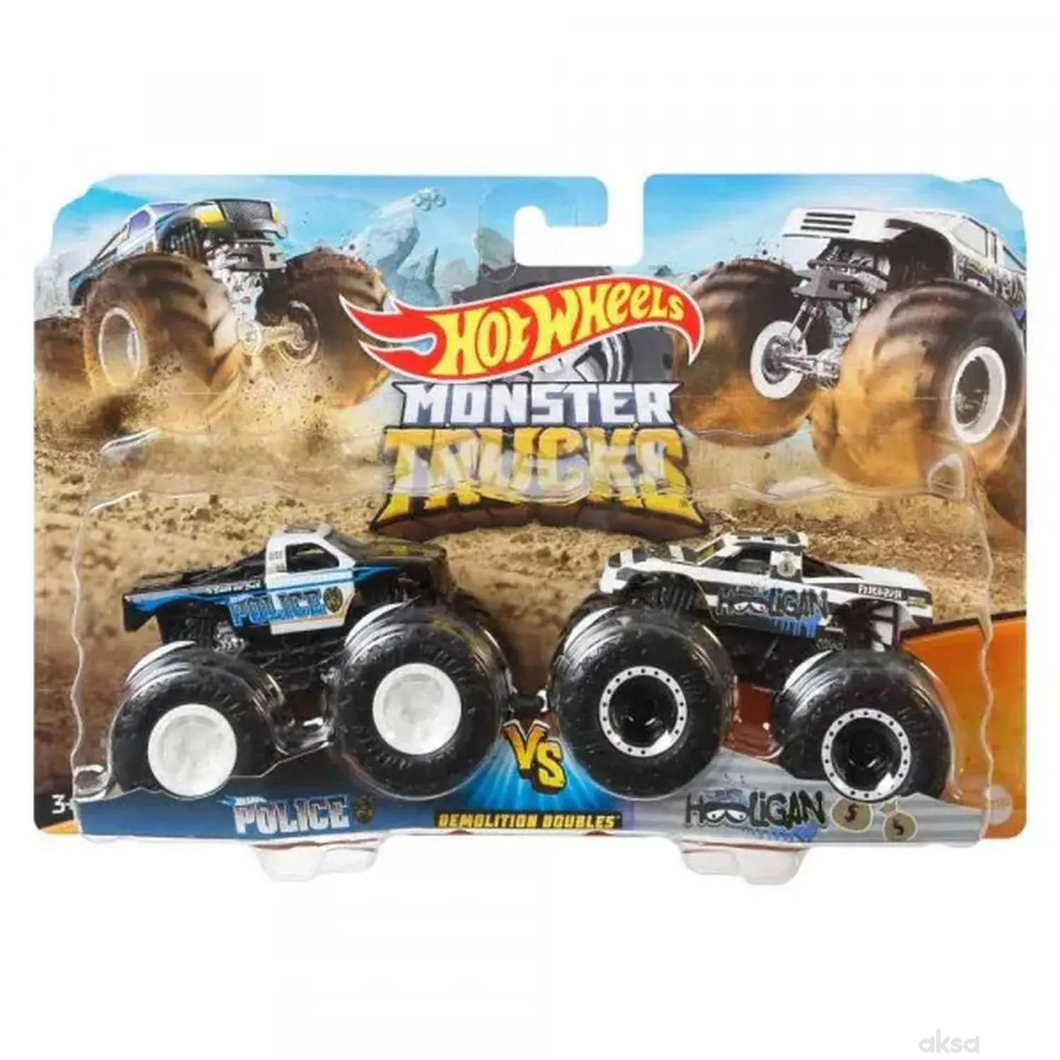 Hot Wheels Monster Trucks 2u1