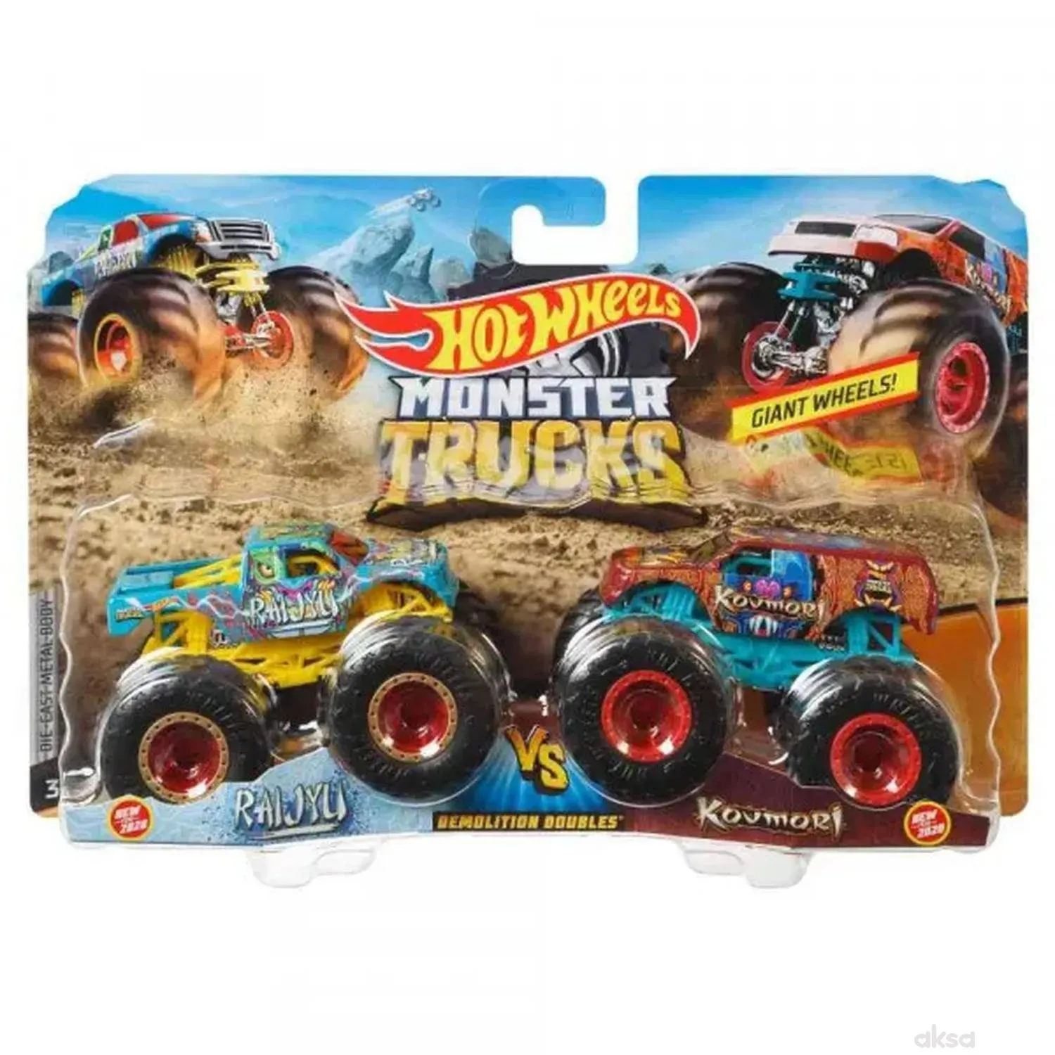 Hot Wheels Monster Trucks 2u1