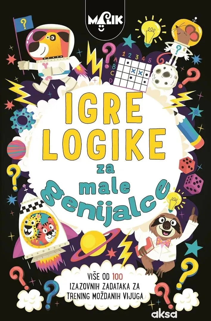 Malik knjiga Mozgalice za male genijalce-ig.logike