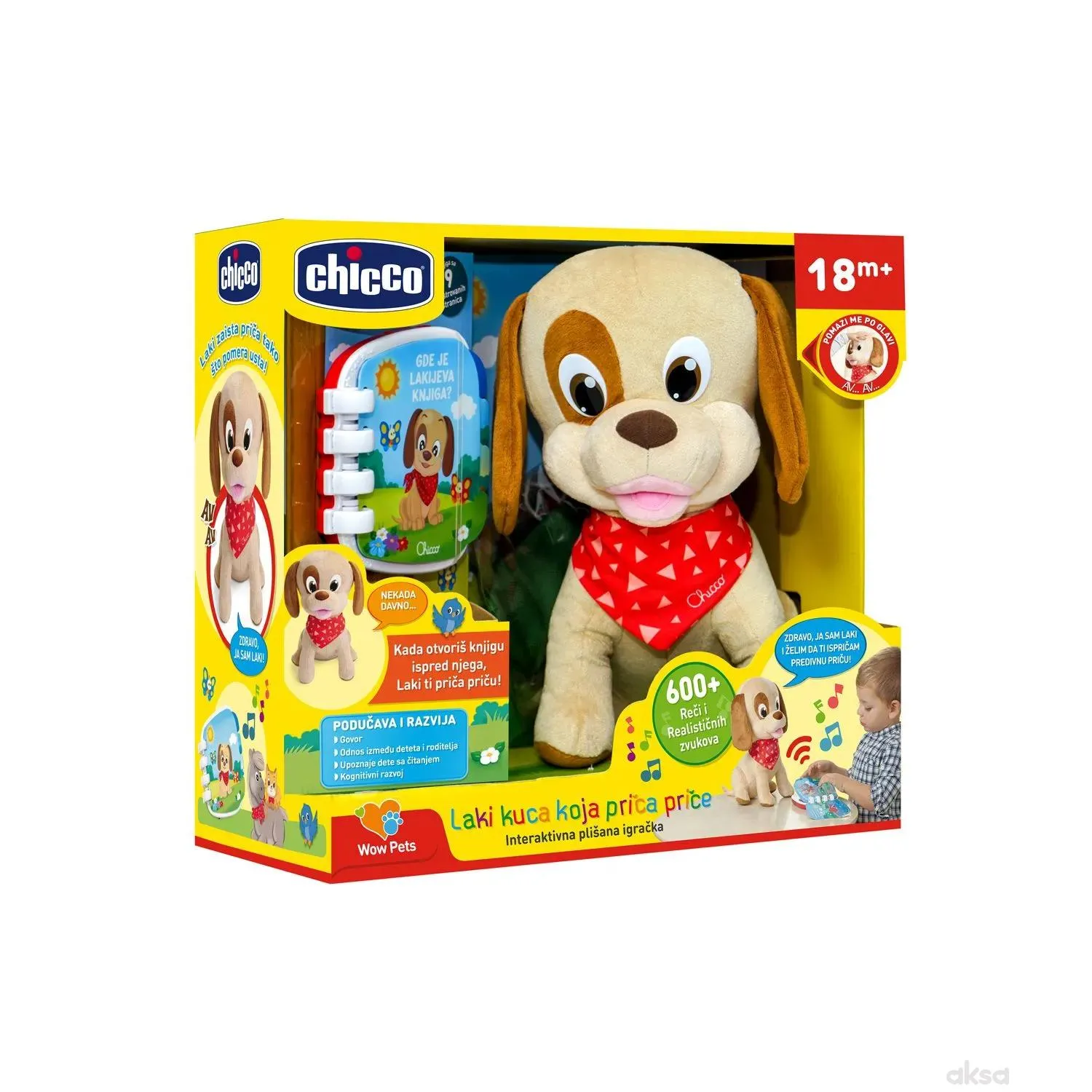 Chicco igračka kuca Laki koji priča priče