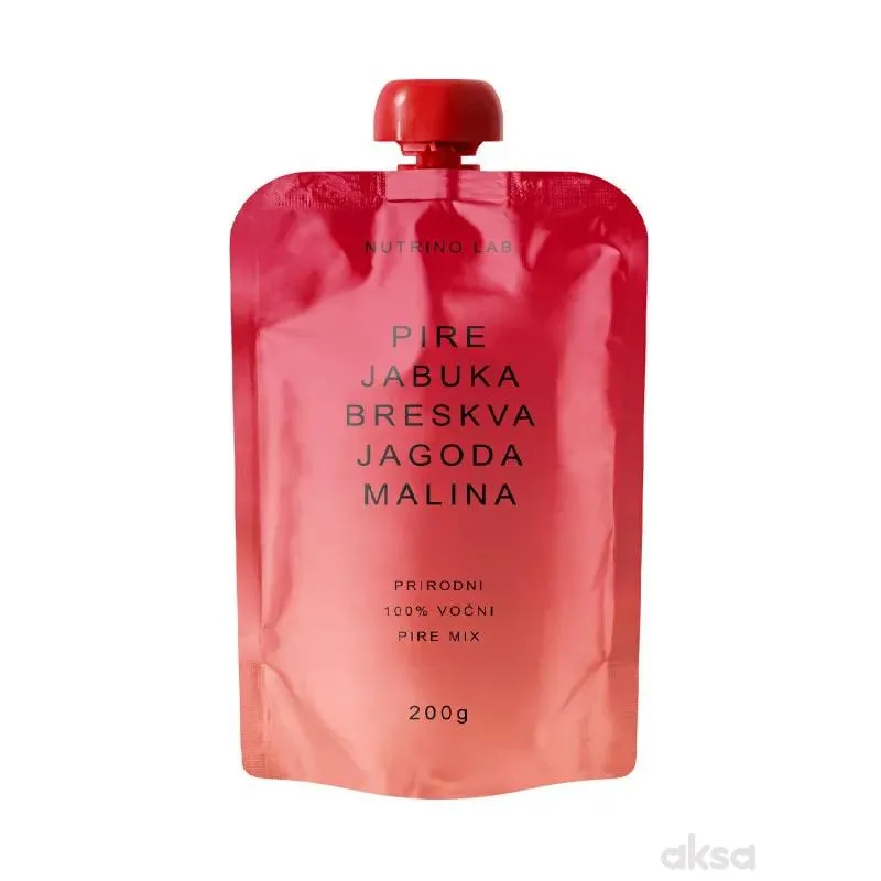 Nutrino Lab pire jabuka,breskva,jagoda,malina 200g 