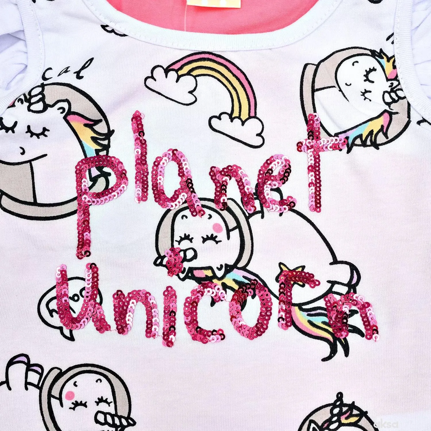 Lillo&Pippo komplet (majica kr, helanke),djevojčice 