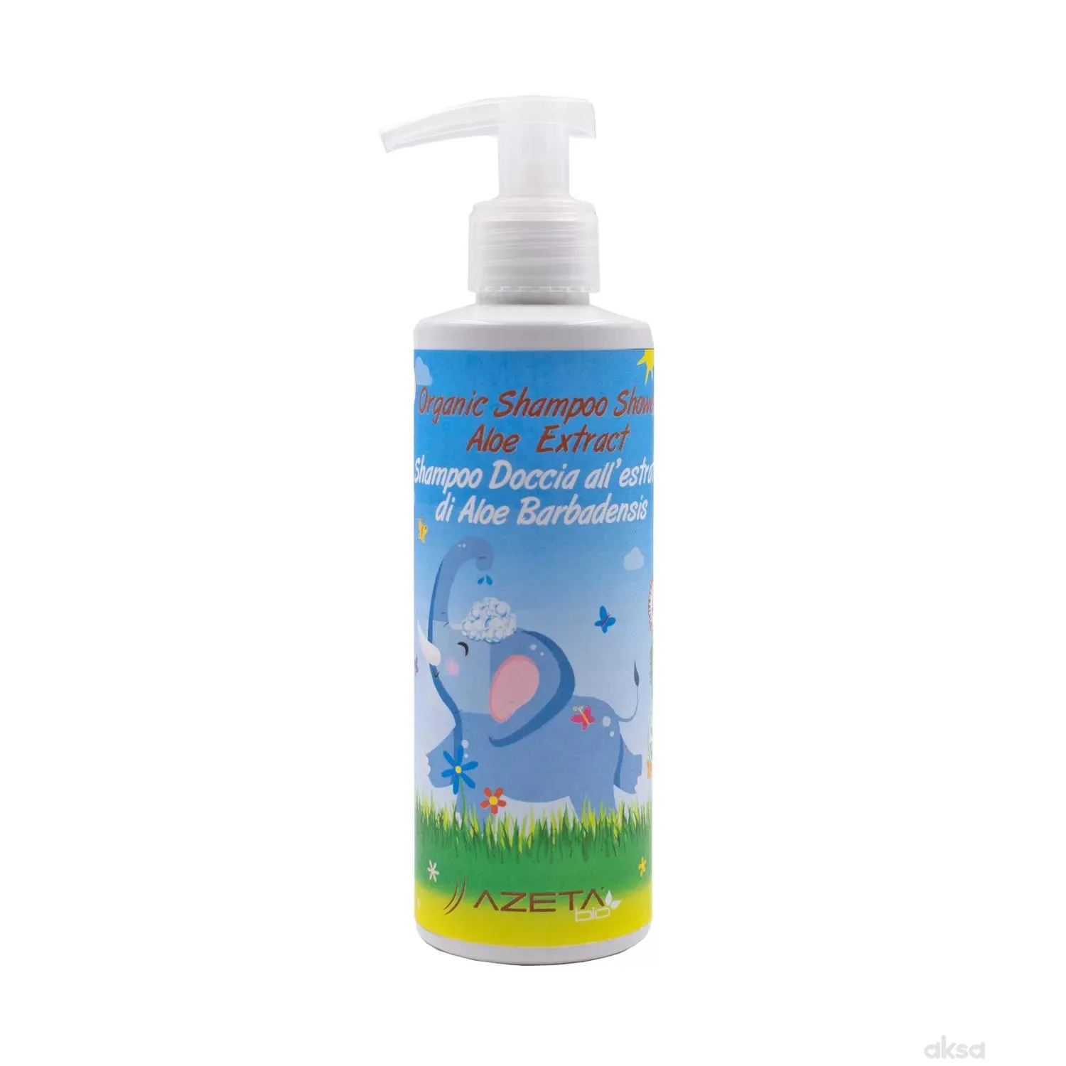 Azeta Bio org.šamp. za kosu i telo Aloe Vera500ml