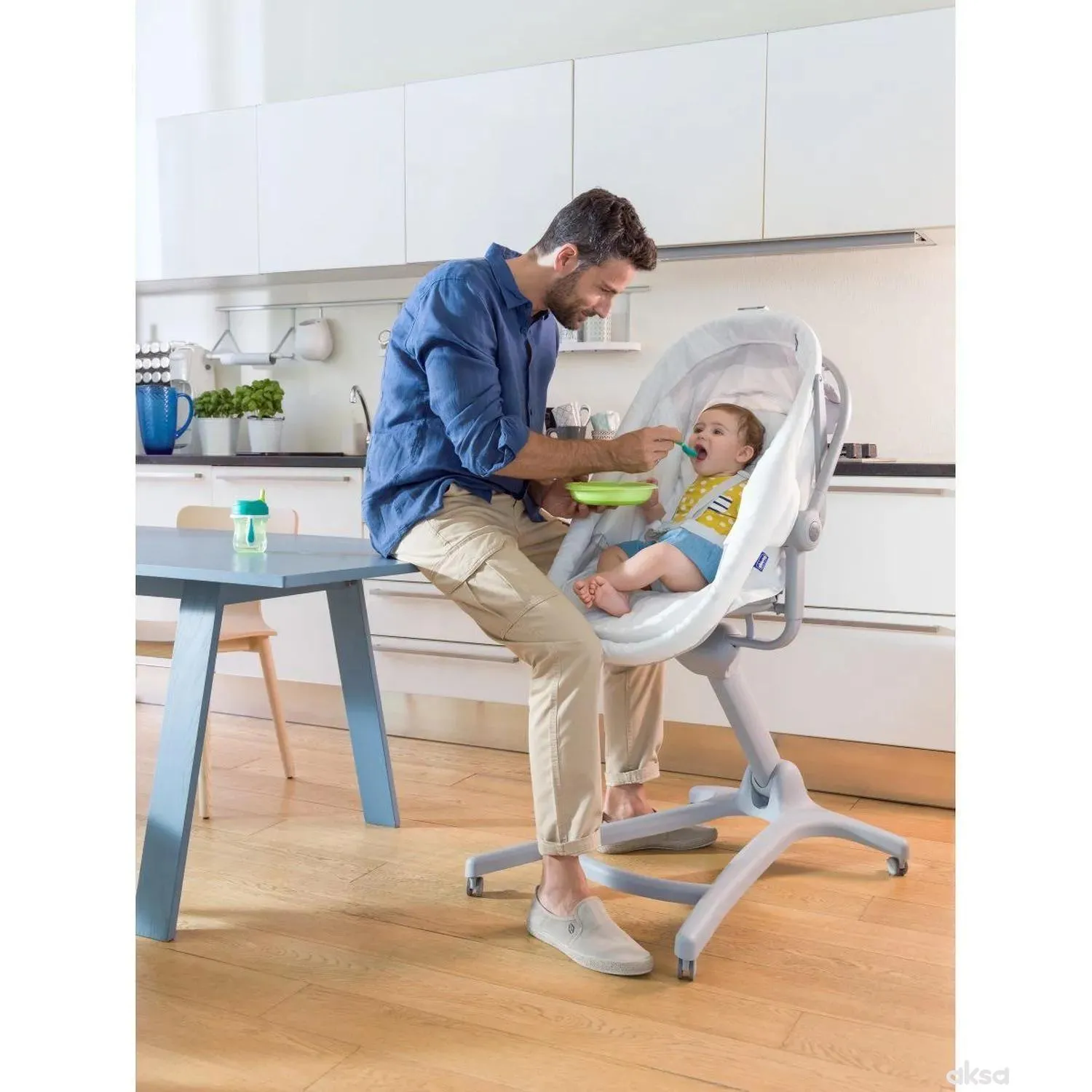 Chicco baby hug 4 u 1 Air White snow