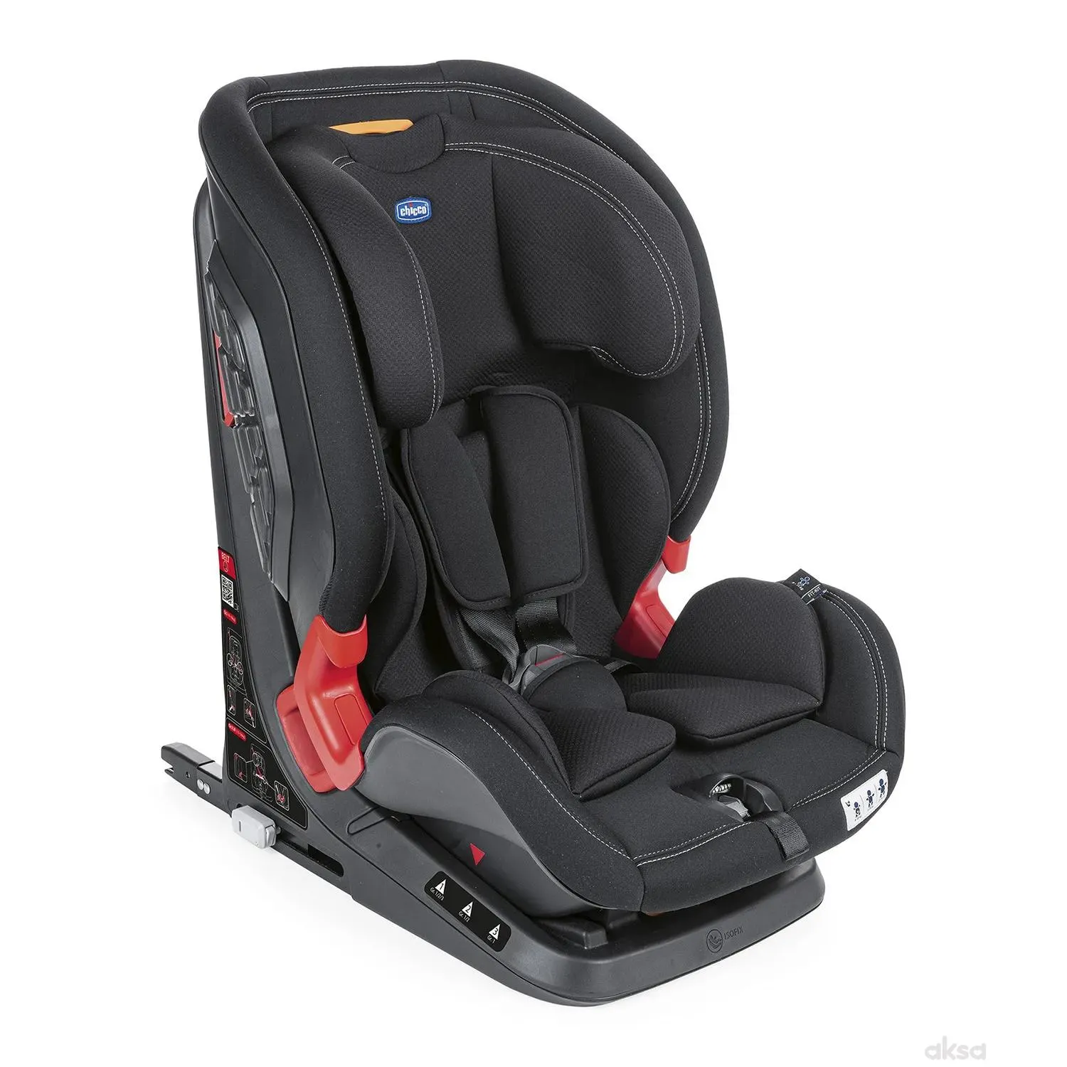 Chicco autosjedalica Akita fix (grou.1/2/3) Black