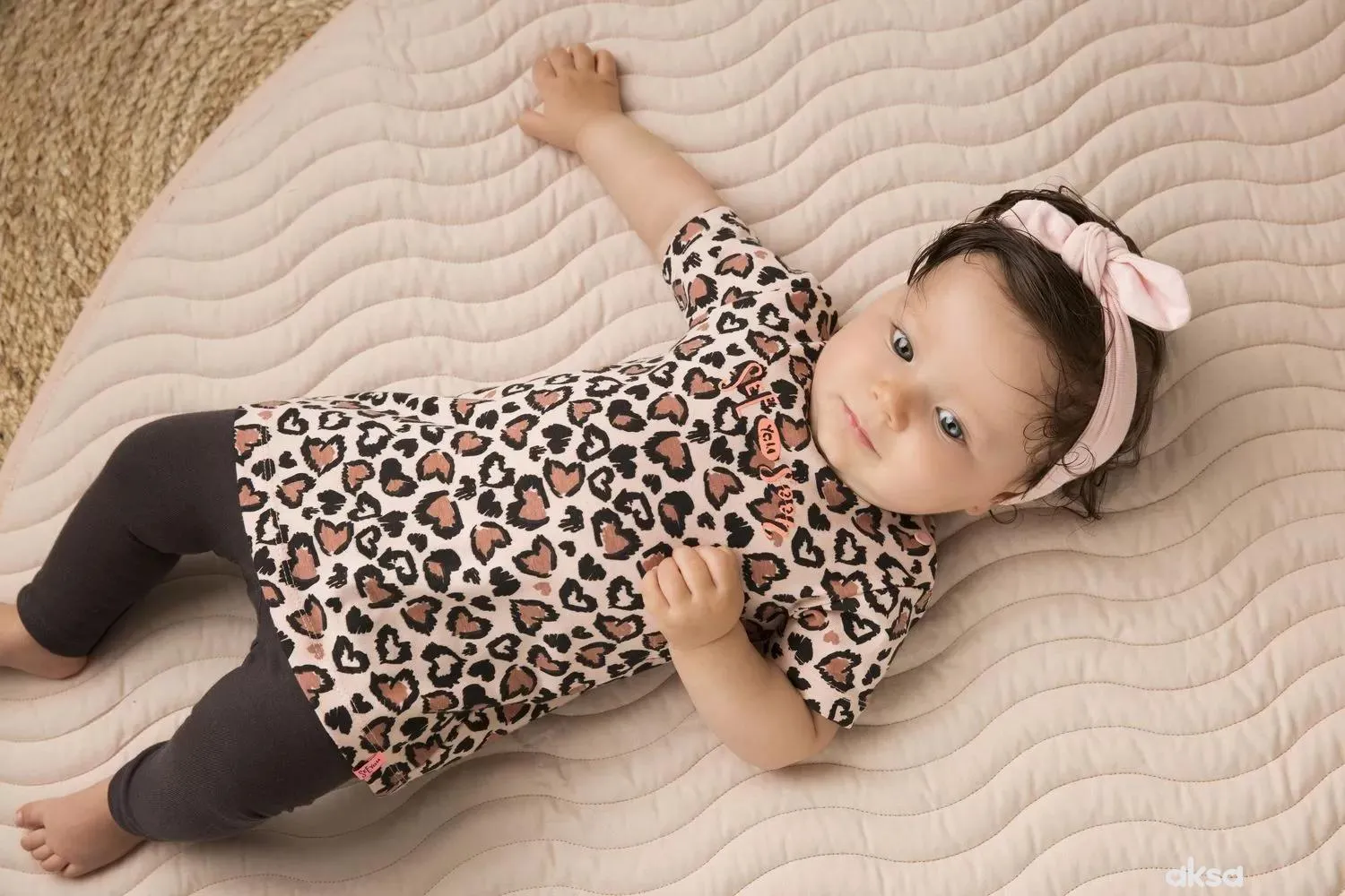 Dirkje komplet (haljina kr, helanke), djevojčice 