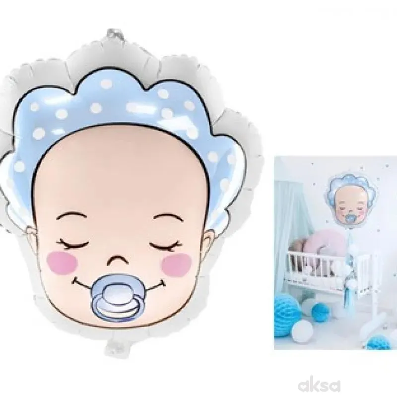 Balon folijski baby boy 45x40 cm