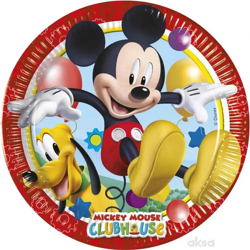 Papirni tanjuri Disney Mickey 23 cm 8 kom