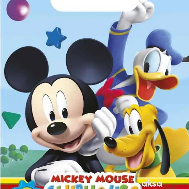 Vrećica Disney Mickey 6 kom 