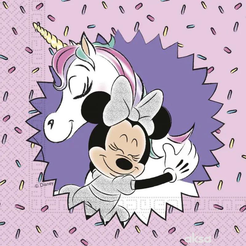 Salvete papirne Minie metallic Disney 33x33cm 8kom 