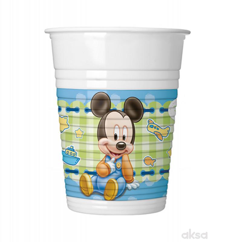 Plastična čaša Mickey baby 8 kom 