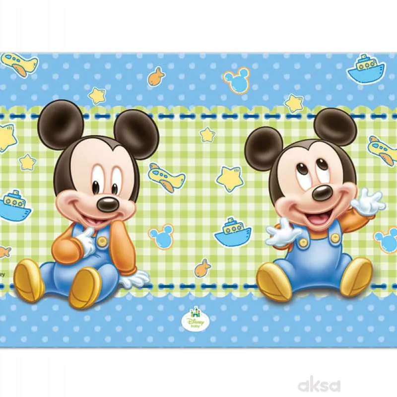Stoljnjak pvc Mickey baby 120x180 cm 
