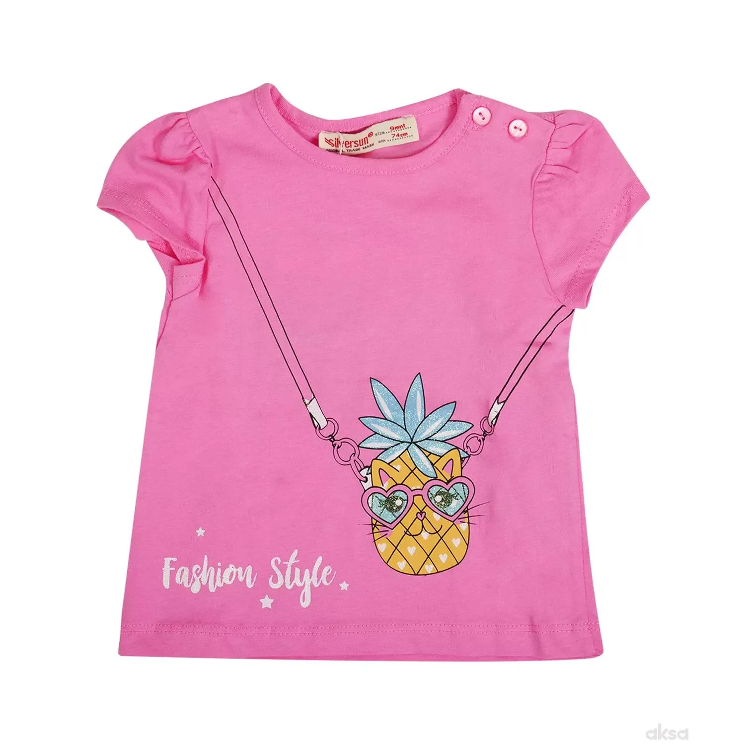 Silversun majica kr, djevojčice 