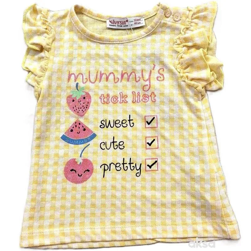 Silversun majica bretele, djevojčice 