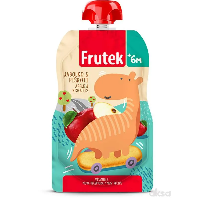 Frutek pouch jabuka keks 100g 