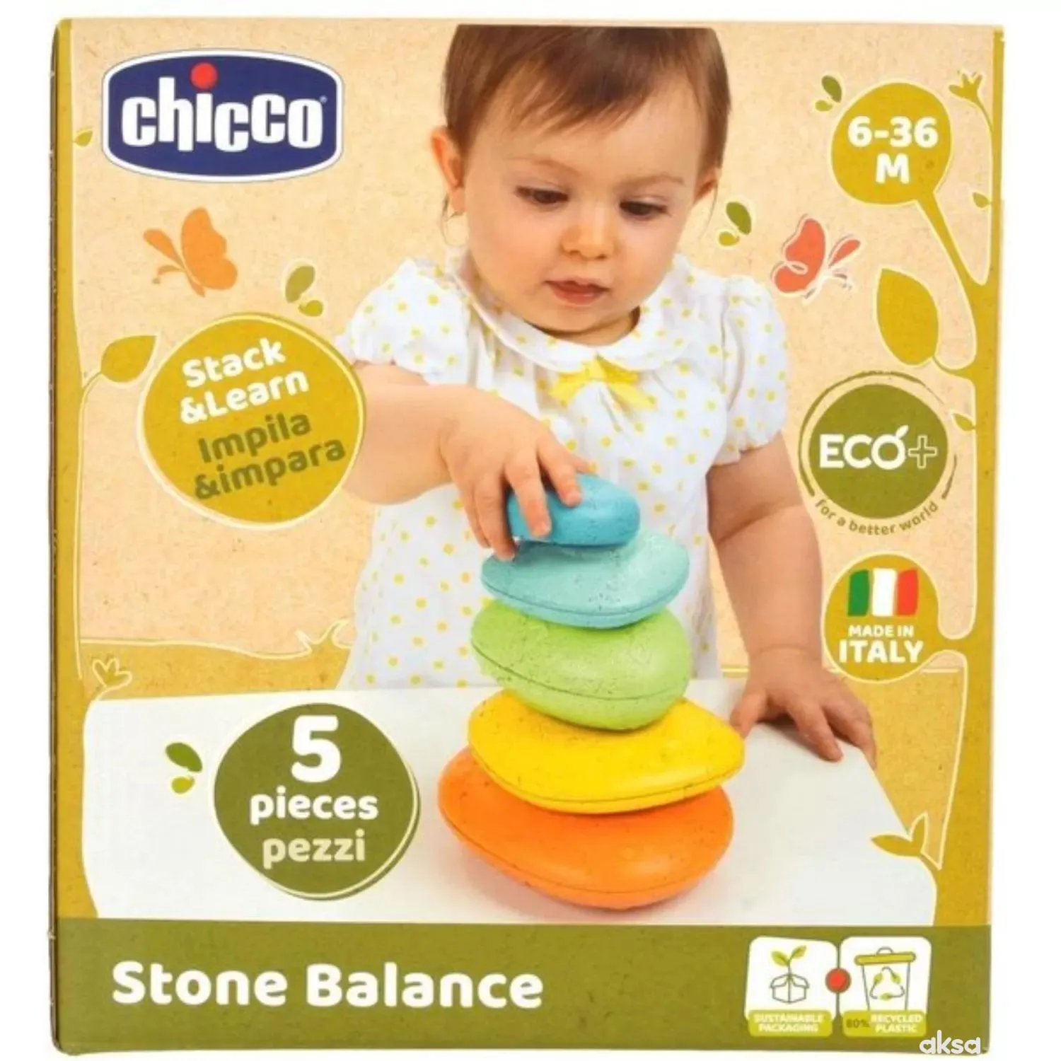 Chicco igračka Eco kamenje 