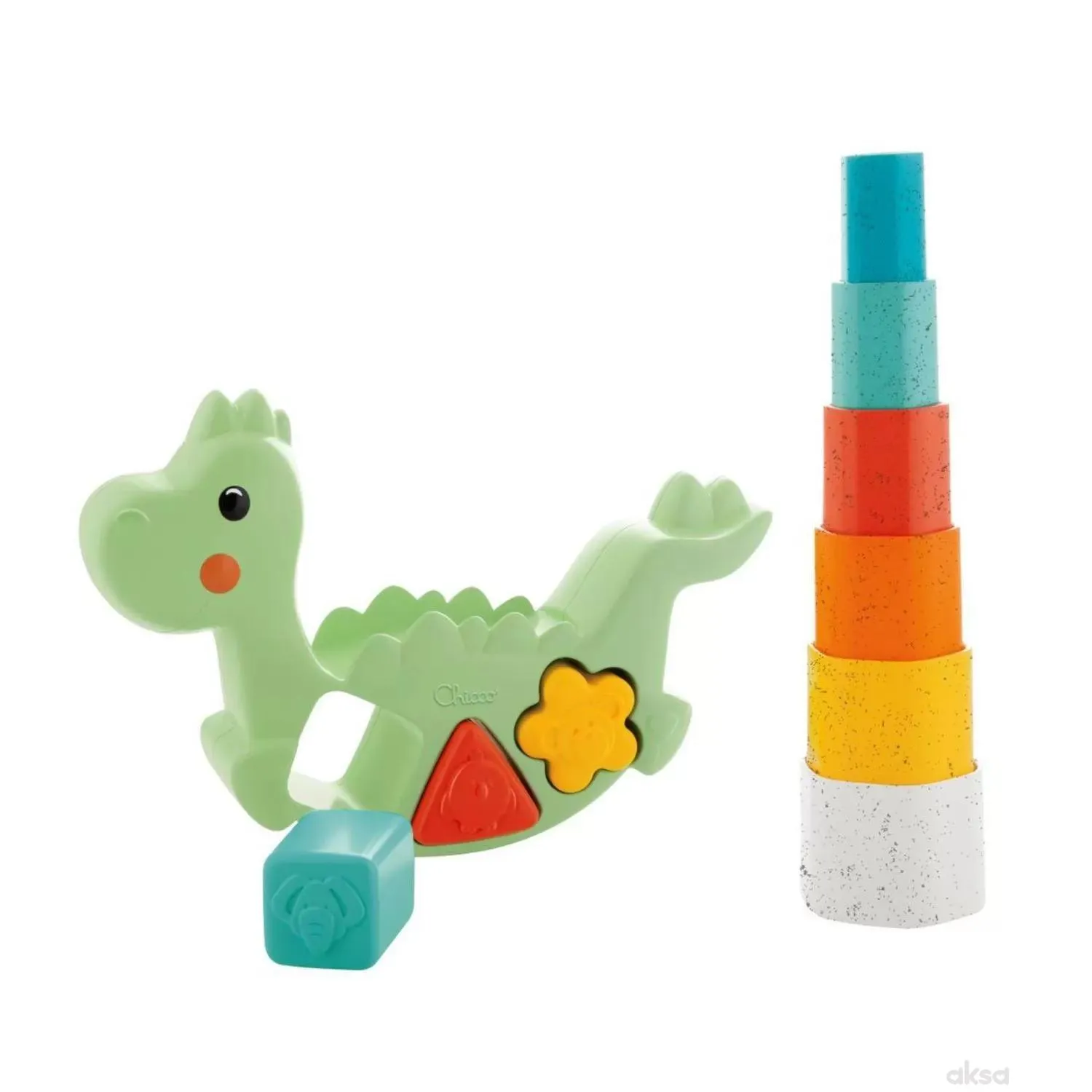 Chicco igračka Eco umetaljka Dino