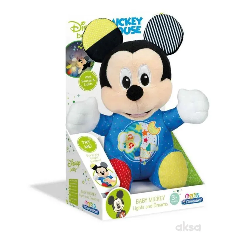 Clementoni baby Mickey interaktivni pliš