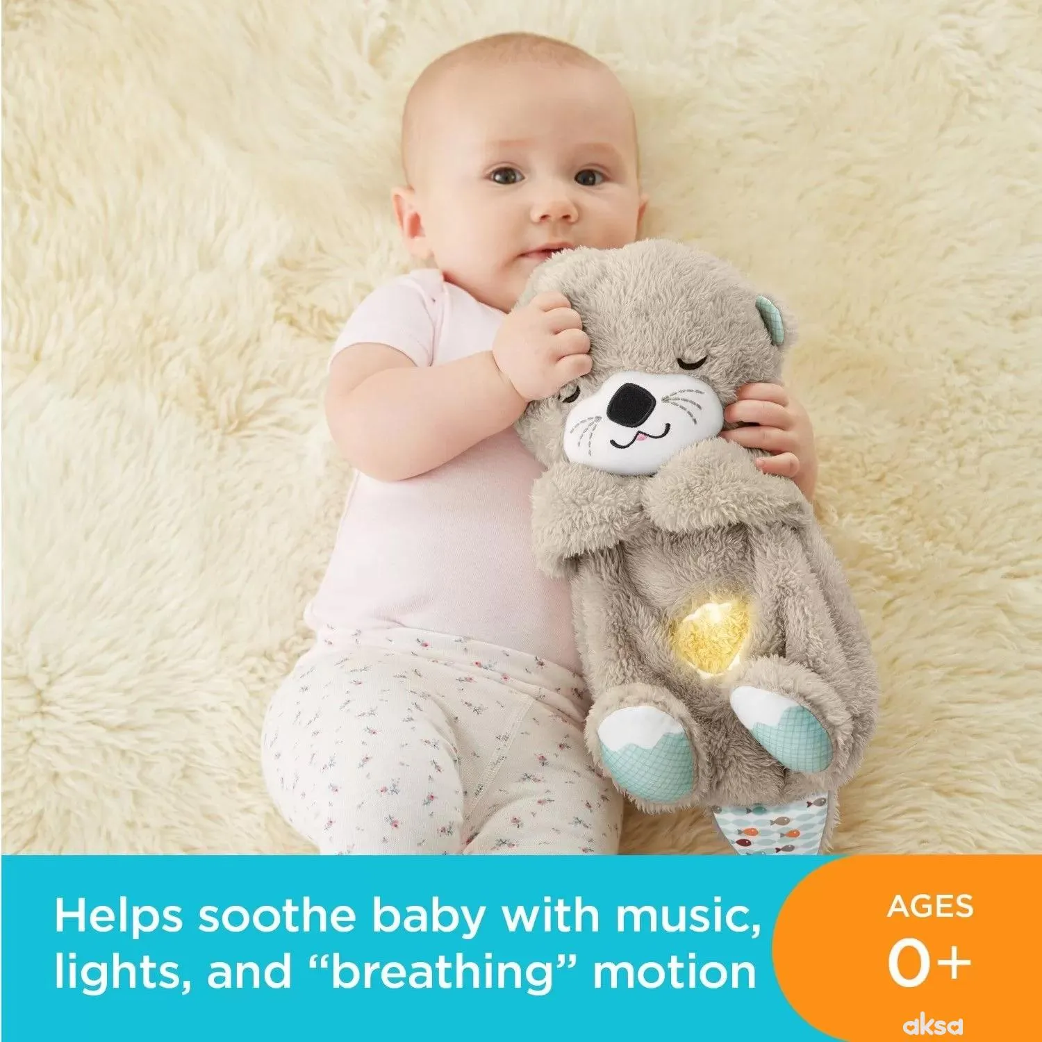 Fisher Price plišana umirujuća interaktivna vidra