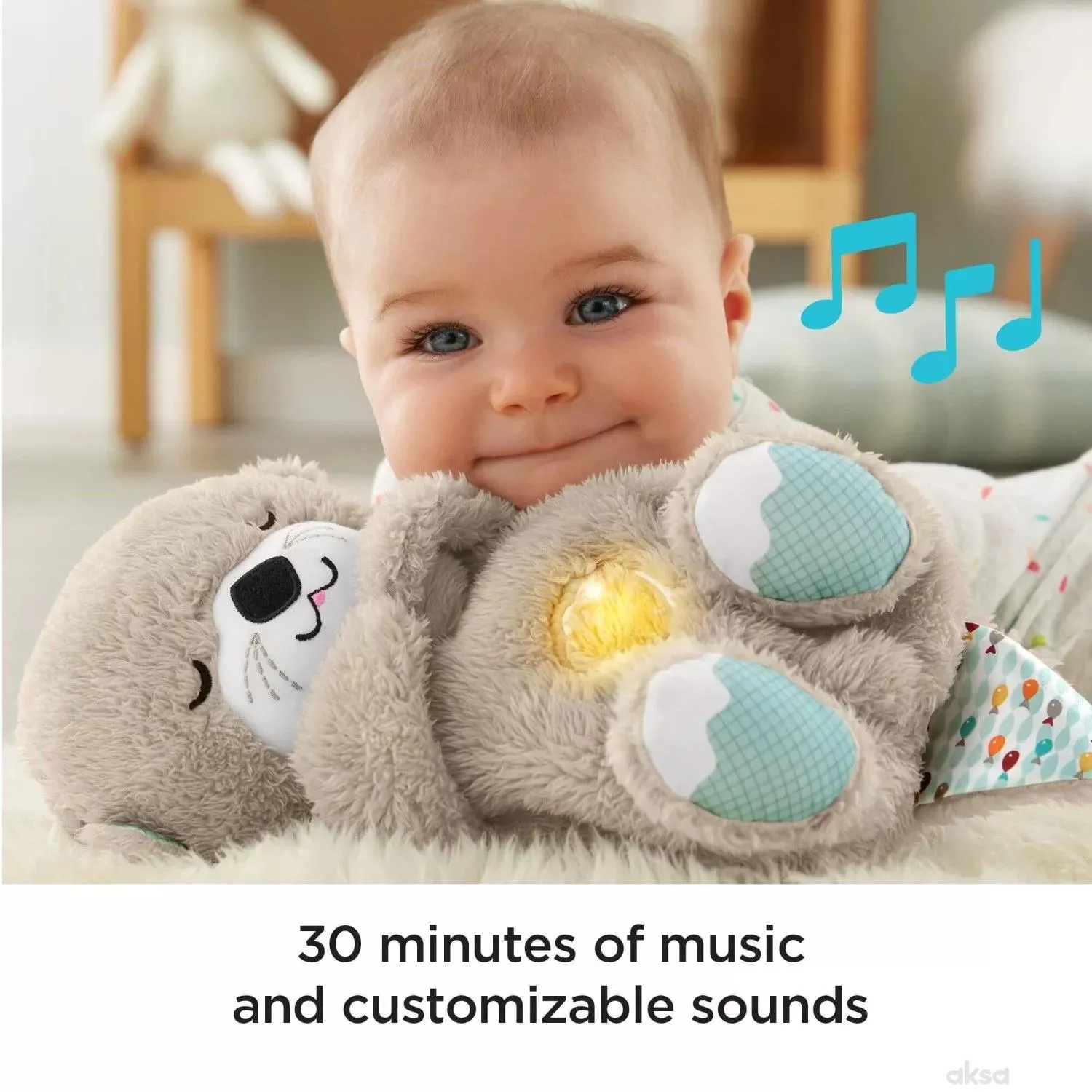 Fisher Price plišana umirujuća interaktivna vidra
