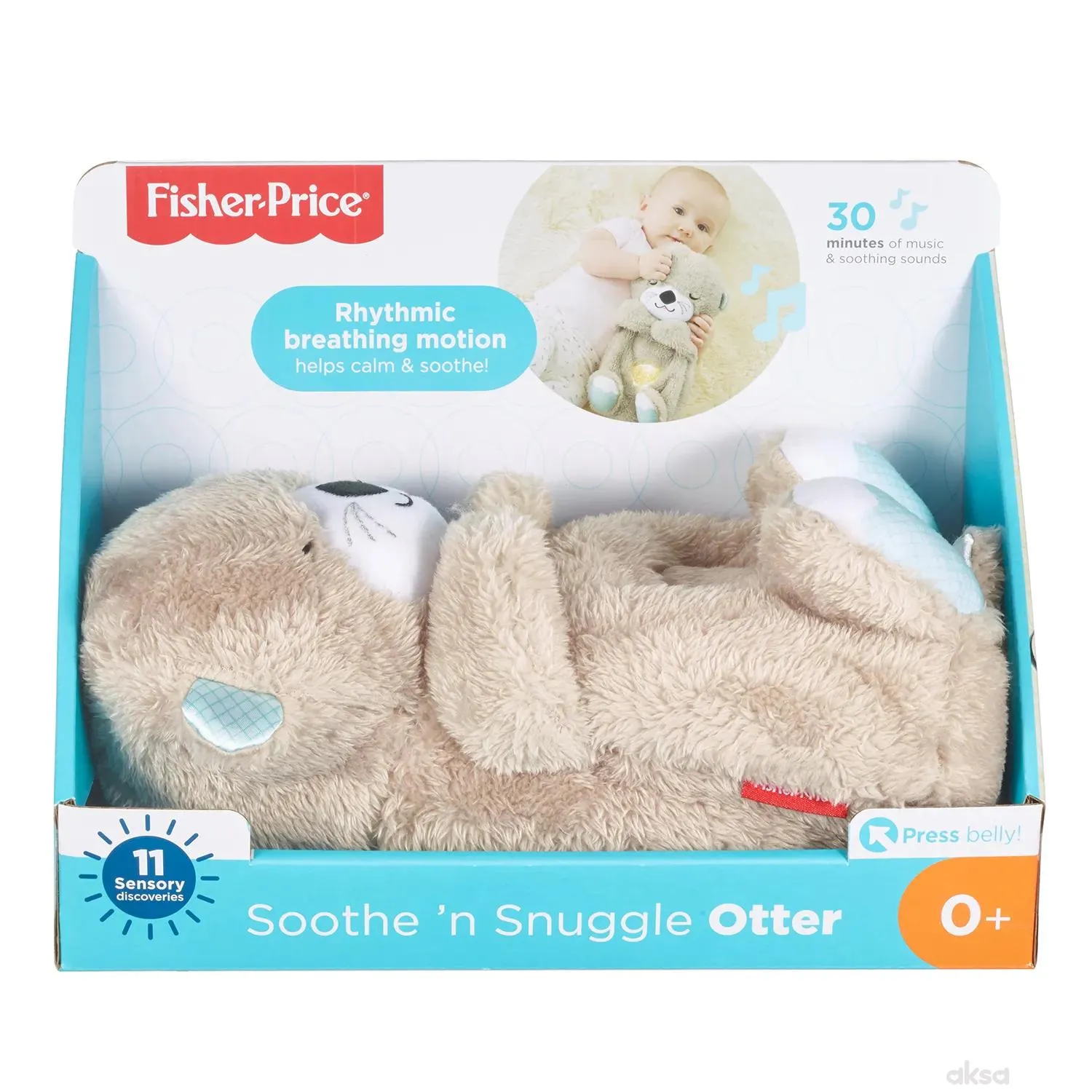 Fisher Price plišana umirujuća interaktivna vidra
