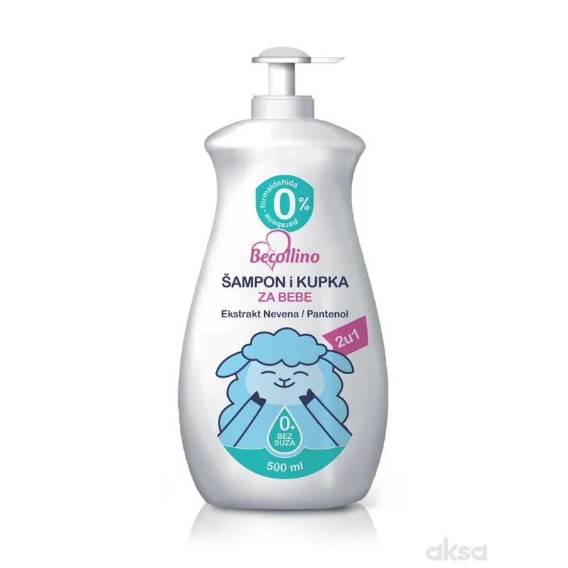 Becollino Šampon kupka za bebe2u1 500ml 
