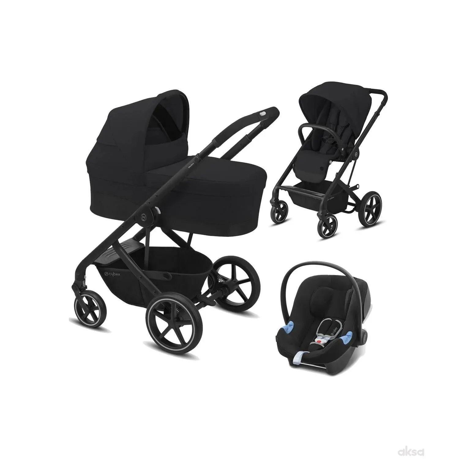 Cybex trio sistem Balios S, Deep Black