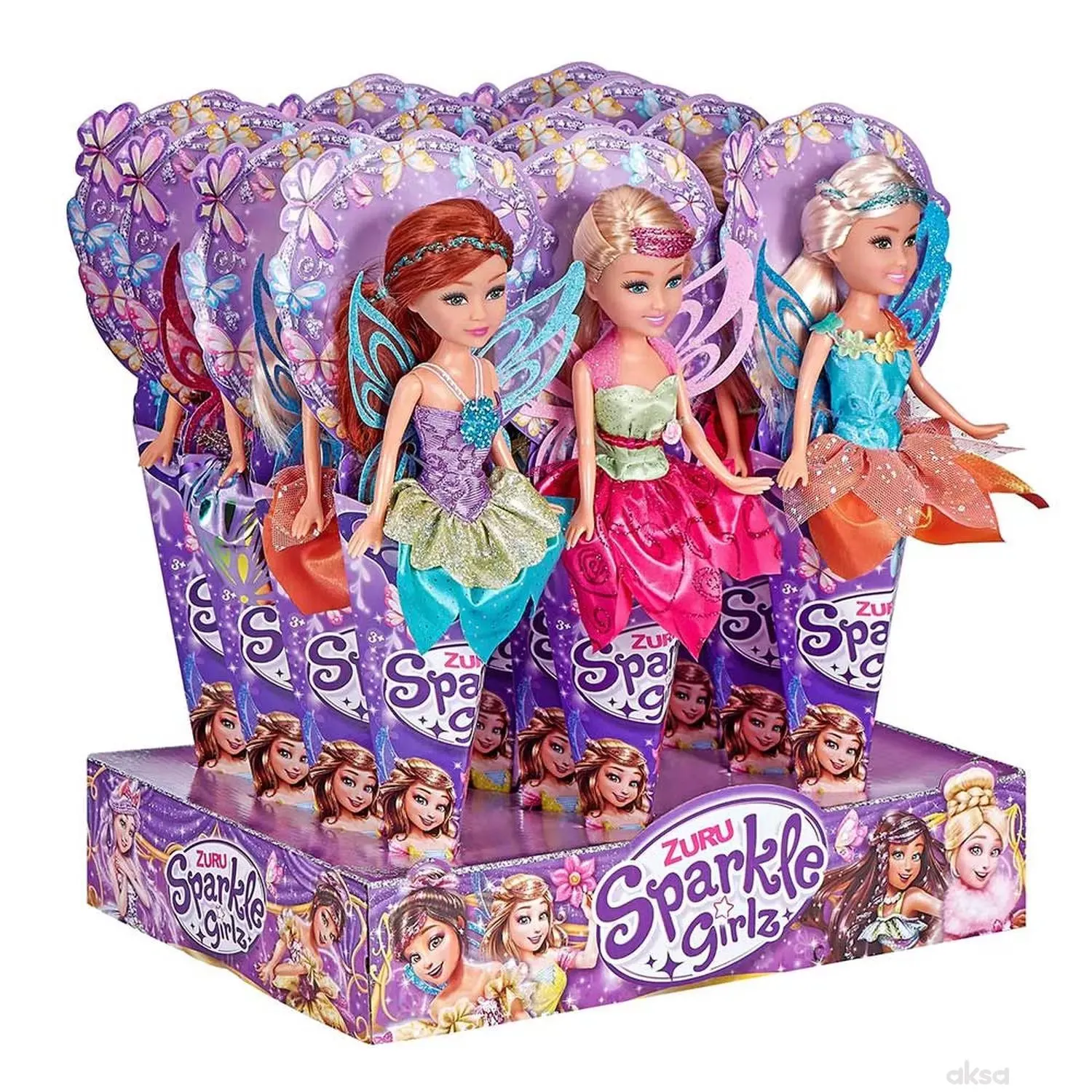 Sparkle Girlz lutka vila princeza cone asst