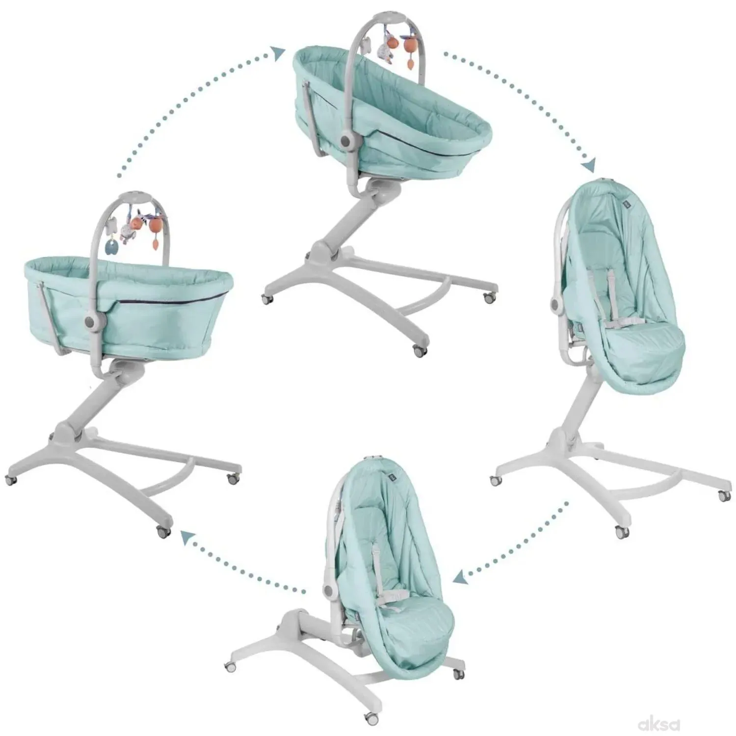 Chicco Baby Hug 4 u 1, Aquarelle