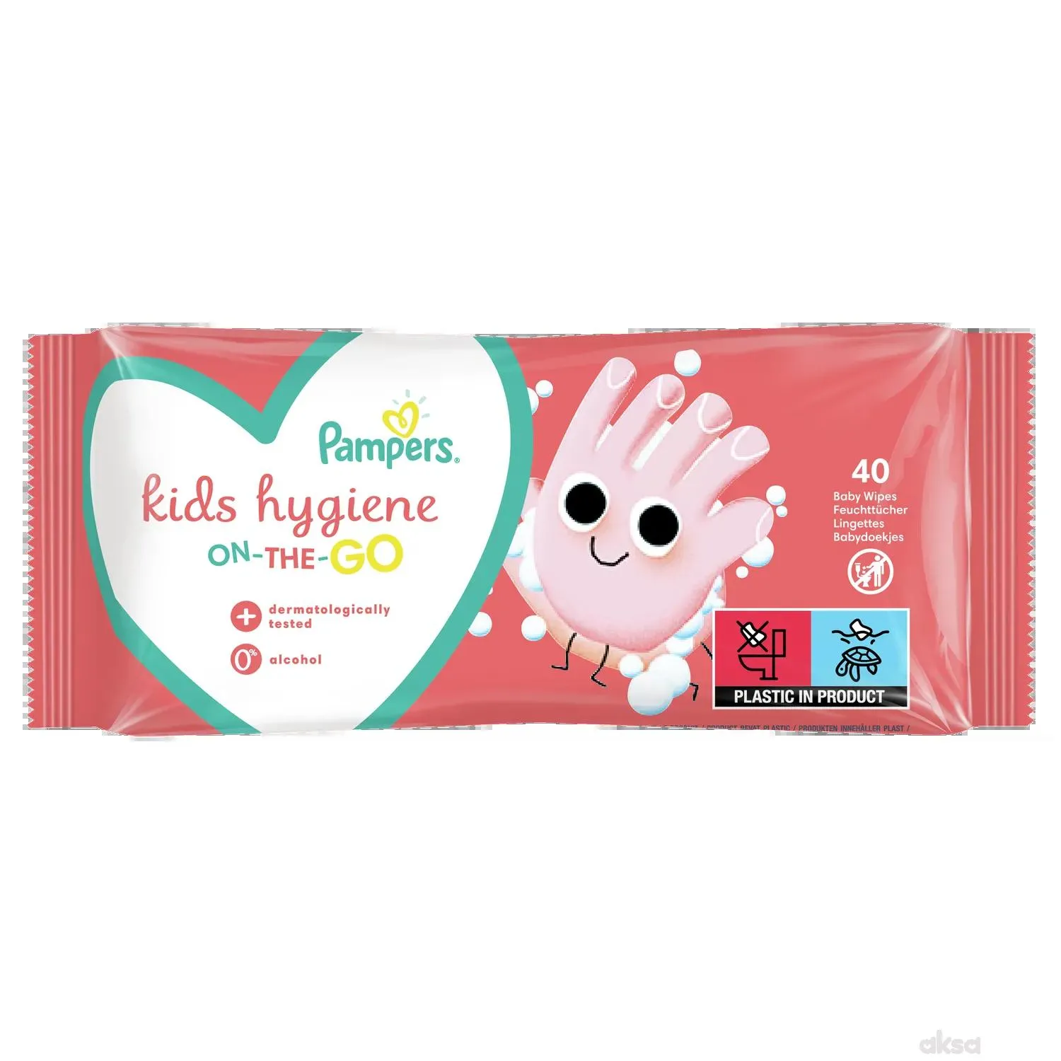 Pampers kids hygiene vlažne maramice 40kom