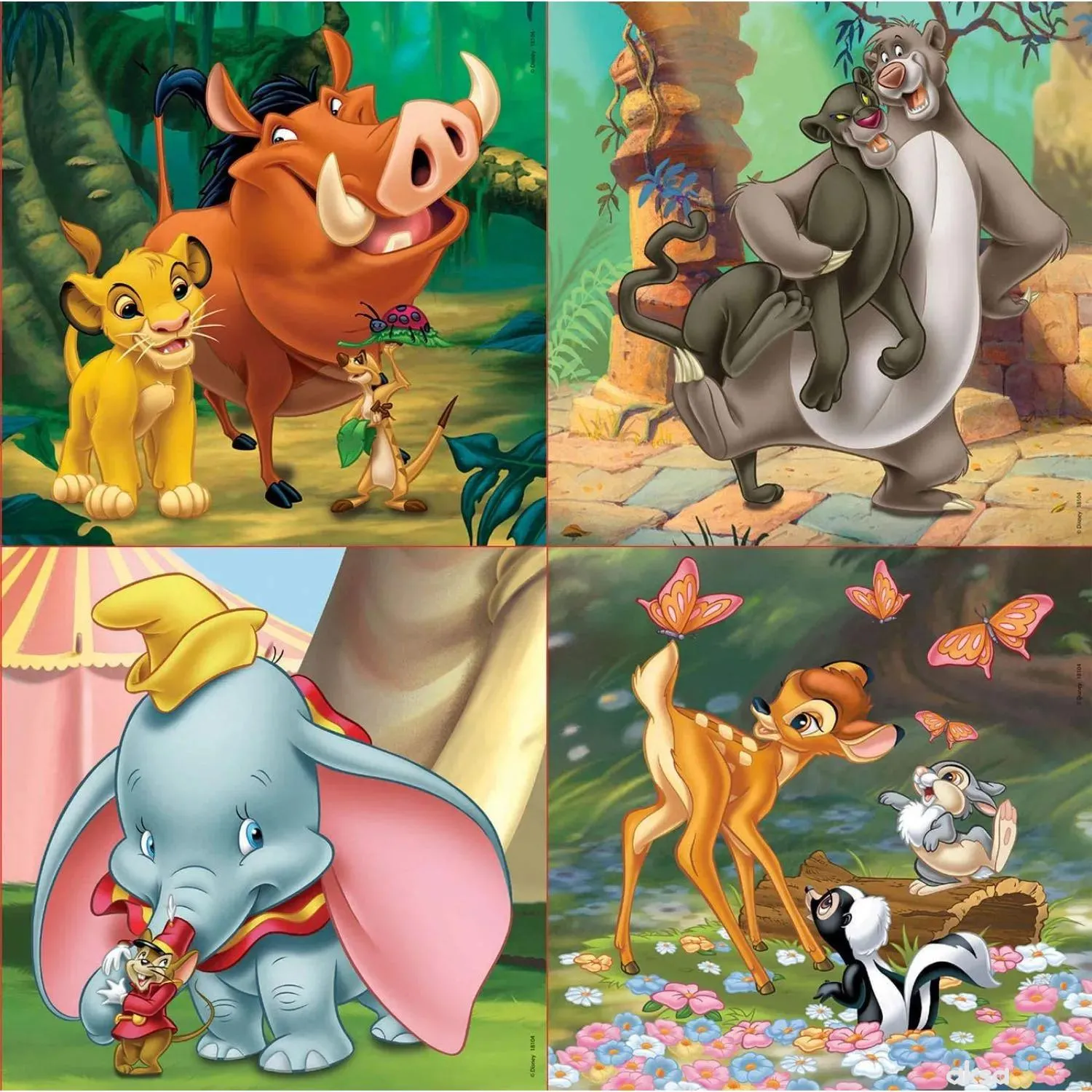 Educa slagalica Disney životinje 