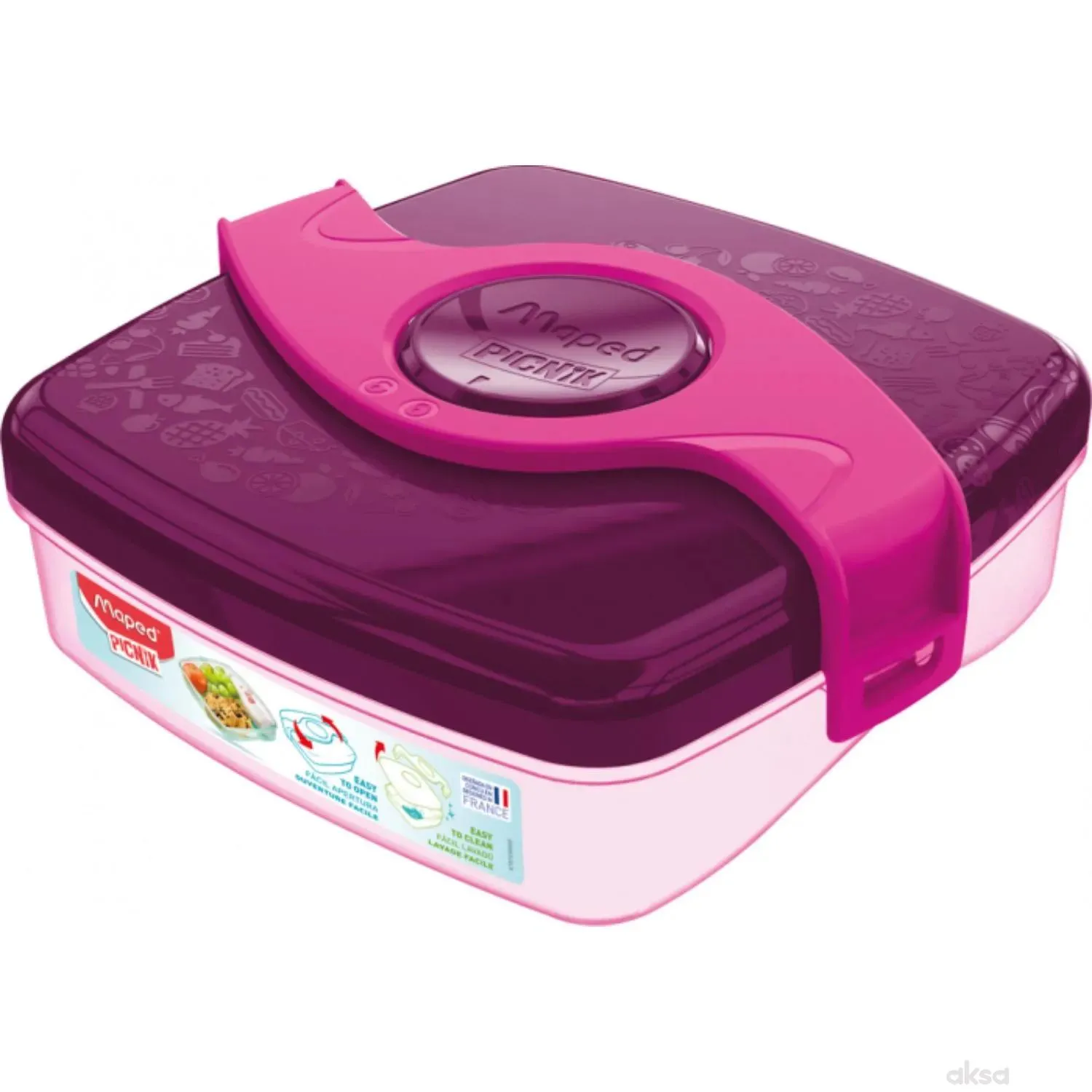 Kutija za užinu Origins Kids 520 ml Pink